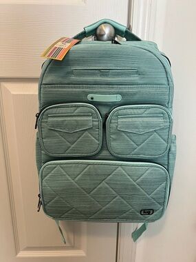 Lug puddle jumper backpack NWT brushed aquamarine legacy collection